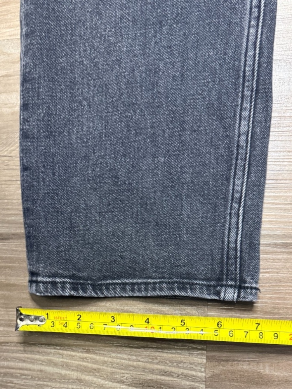 Abercrombie Curve Love 90s Slim Straight Jeans 28 Ultra High Rise ♡ Black Wash - Picture 9 of 11
